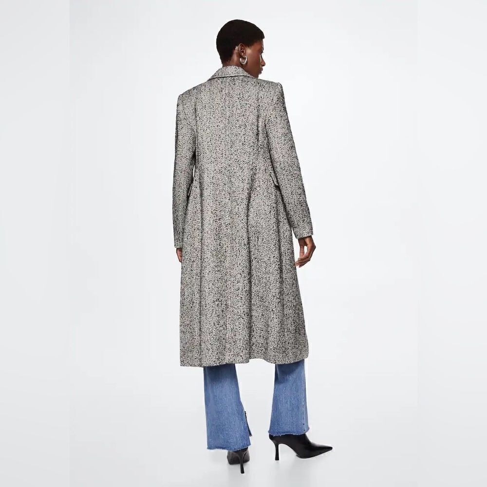 Mango Fitted Coat With Buttons - Picture 7 of 9